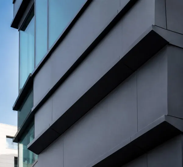 Alüminyum kompozit panel cephe kaplaması detayı
