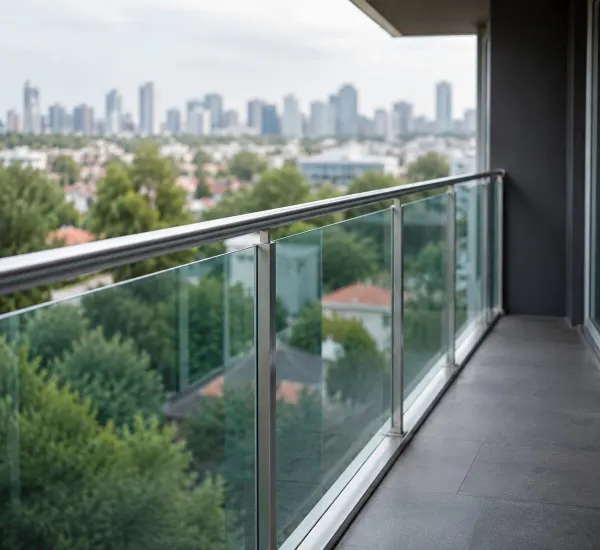 Alüminyum ve cam balkon korkuluğu