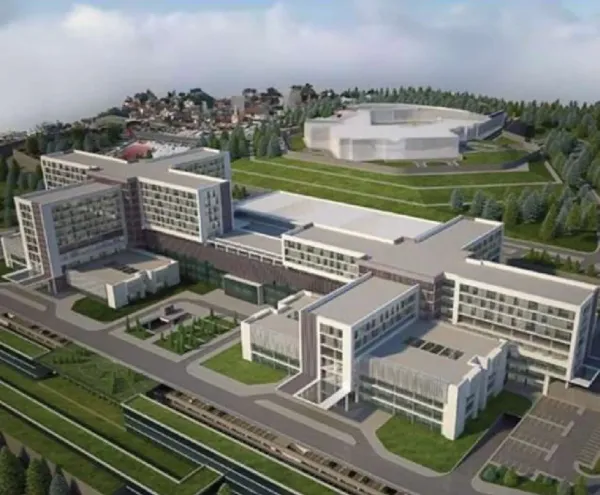 Kütahya Şehir Hastanesi alüminyum cephe ve doğrama uygulaması