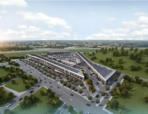 Mega Şaşmaz giriş cephesi ve alüminyum kapı uygulaması, Ankara